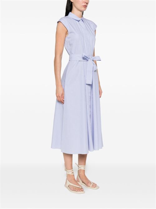 Abito donna Emme Marella lungo smanicato celeste e bianco EMME Marella | PESI026